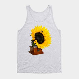 Sunflower Gramophone Tank Top